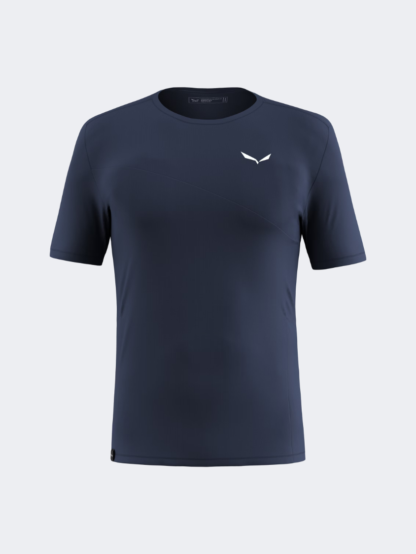 Salewa Puez Sporty Dry Men Hiking T-Shirt Navy Blazer