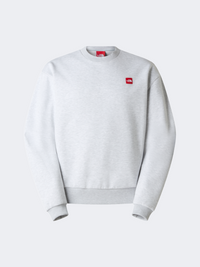 The North Face Red Box Crew Classic Men Lifestyle Sweatshirt Grey Heather