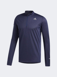 Adidas Men Running Long Sleeve Indigo