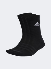Adidas Cushioned Crew 3 Pairs Unisex Sportswear Sock Black/White
