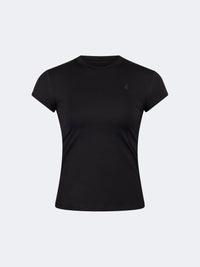 Oil And Gaz Classic Women Lifestyle Crew Neck T-Shirt Black