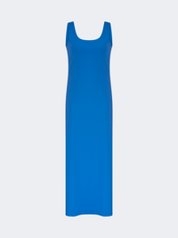 Oil&Gaz Stylish Women Lifestyle Sleeveless Dress Royal Blue