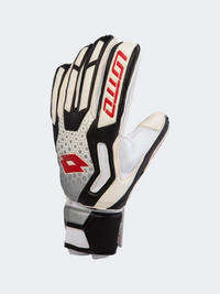 Lotto Spider 800 Men Football Gloves All White/Cliff