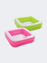 Intex Beach Play Box Pool 85 x 85 x 23Cm Green/Purple