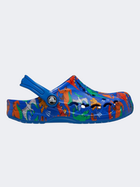 Crocs Baya Seasonal Printed Clog Infant Lifestyle Slippers Bright Cobalt
