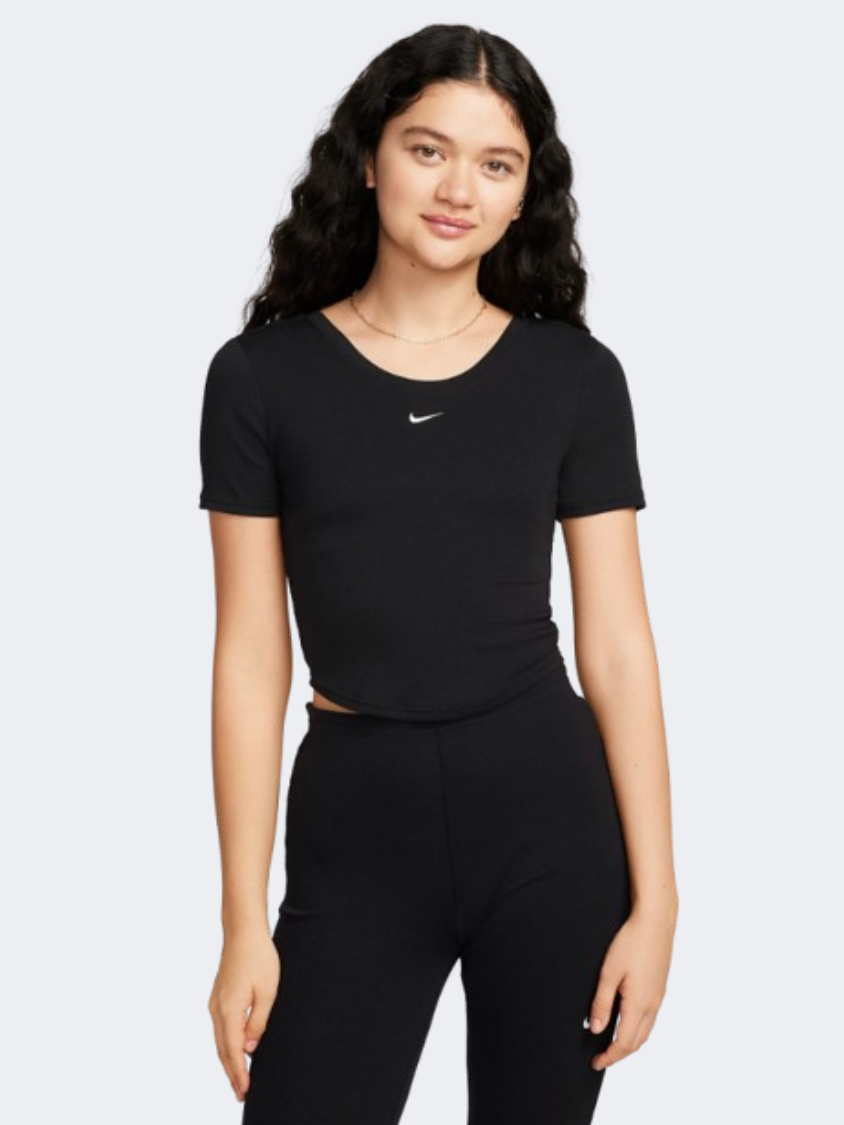 Nike Chill Knit Women Lifestyle T-Shirt Black/Sail