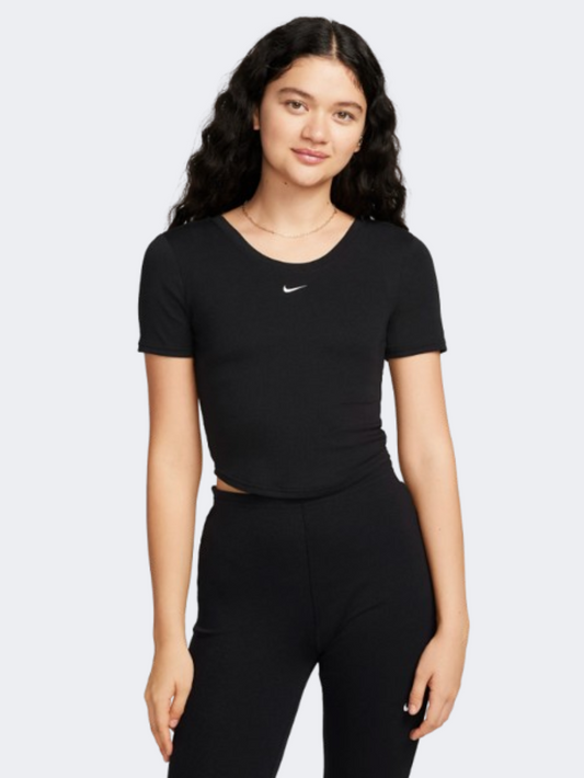 Nike Chill Knit Women Lifestyle T-Shirt Black/Sail