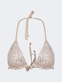 Oil And Gaz Comfortable Women Beach Bra Beige