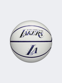 Wilson Nba Team Pixel LA Lakers Size 7 Basketball Ball Grey