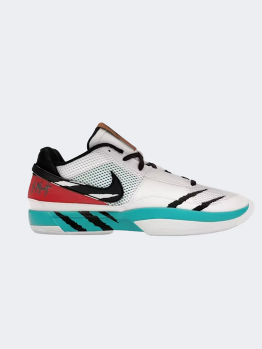 Nike Ja Murant 1 Scratch Men Basketball Shoes White/Green/Red/Black