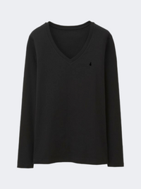 Oil And Gaz Long Sleeve T.Shirt Women Lifestyle Black