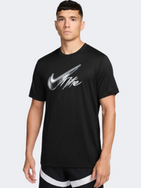 Nike Dri Fit Men Basketball T-Shirt Black