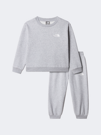 The North Face Simple Dome Fleece Boys Lifestyle Set Light Grey Heather