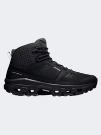 On Cloudrock Mid Waterproof Men Hiking Sneakers Black