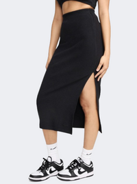 Nike Chill Knit Rib Women Lifestyle Skirt Black
