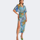 Blu 4U Women Beach Kaftan Blue Tiles