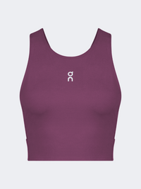 On Court Crop Top Slim Women Tennis Tank Cassis