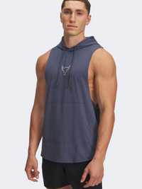 Under Armour Project Rock Men Training Hoody Downpour Gray