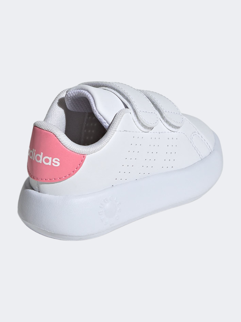 Adidas Advantage Infant-Girls Sportswear Shoes White/Pink/Black