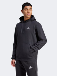 Adidas Essentials Feelcozy Men Lifestyle Sweatshirt Black/White