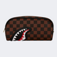 Spray Ground Awtooth Sharks In Paris Unisex Lifestyle Case Brown