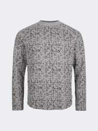 Oneill Waffle Men Lifestyle Long Sleeve Silver Melee