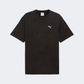 Puma Essential Elevated Relaxed Wash Men Lifestyle T-Shirt Black