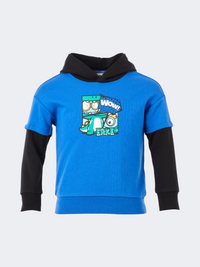 Erke Kids Lifestyle Hoody Blue