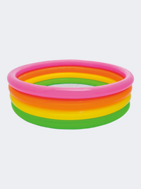 Intex Sunset Glow 4 Rings 168 X 46 Cm Beach Swimming Pool Pink/Yellow/Green