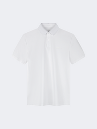 Erke Micro Men Tennis Polo Short Sleeve White