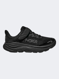 Hoka Clifton 10 Ps-Boys Running Shoes Black