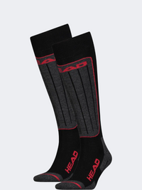 Head Socks Ski Performance 1 Pack Unisex Skiing Sock Red/Black