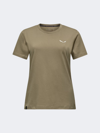 Salewa Eagle Vocab Women Hiking T-Shirt Quicksand