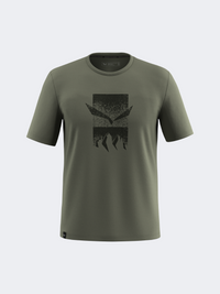 Salewa Eagle 3 Cime Men Hiking T-Shirt Faded Green