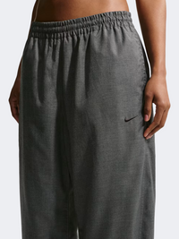 Nike Sportswear Oversized Mid Rise Woven Women Lifestyle Pant Black/Heather