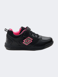 Lotto Set Ace Amf Xix 1 Ps-Girls Lifestyle Shoes Black/Fuchsia