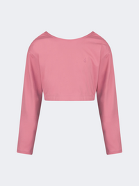 Oil&Gaz Criss-Cross Kids-Girls Lifestyle Crop Top Pink