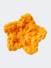 Crocs Crafted Crochet Orange Star Unisex Lifestyle Pins Multicolor