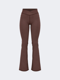 Oil & Gaz Flared Women Lifestyle Tight Brown