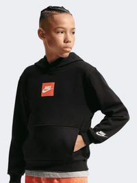 Nike Sportswear Club French Terry Boys Lifestyle Hoody Black