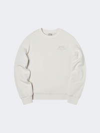 Erke Pullover Women Training Sweatshirt Glacier White