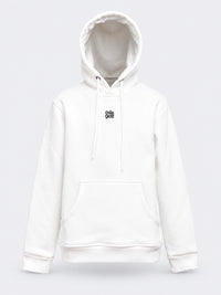 Oil & Gaz Brushed Kids Lifestyle Hoodie Wth Pocket White