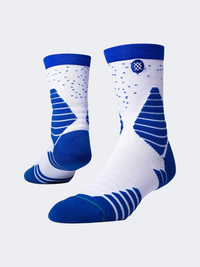 Stance Gameday Quarter Unisex Basketball Sock Royal Blue/White