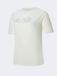 Erke Women Lifestyle T-Shirt Jelly White/Lilac