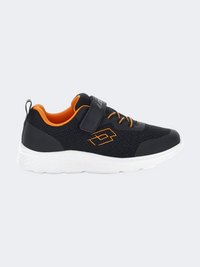 Lotto Rider Amf Ii Ps-Boys Lifestyle Shoes Black/Orange