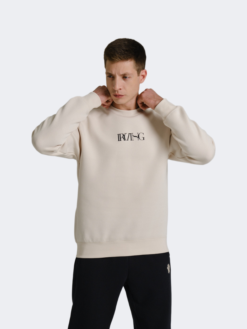 Anta Force Of Nature Men Basketball Sweatshirt Sand Grey