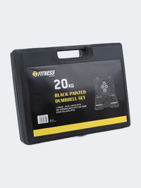 Irm-Fitness Factory 20Kg Painted Dumbbell Set Black