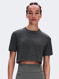 On Train Flex Crop Women Training T-Shirt Black