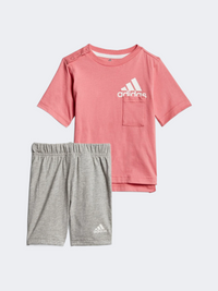 Adidas Bos Sum Baby-Girls Training Suit Rose/Grey