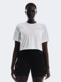 On Train-T Crop Women Training T-Shirt White
